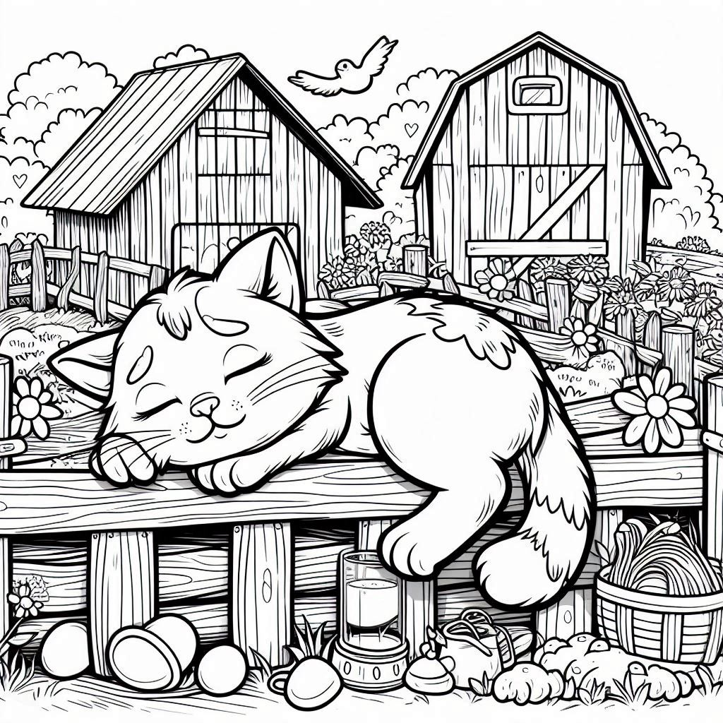 ausmalbild katze